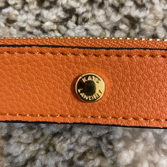 🧡NWOT Kate Landry clear game day wristlet🧡 10 x 7 in. - Picture 2 of 10